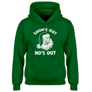 Youth Snows Out Ho's Out Kids Hoodie