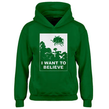 Youth I Want to Believe Flying Spaghetti Monster Kids Hoodie