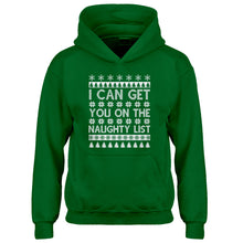 Hoodie I can get you on the Naughty List Kids Hoodie