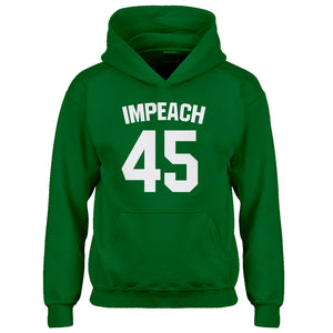 Youth Impeach 45 Kids Hoodie