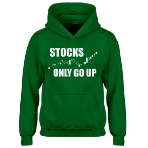 Youth STOCKS ONLY GO UP Kids Hoodie