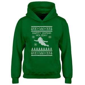 Hoodie Happy Human Holiday Kids Hoodie
