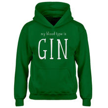Youth My Blood Type is Gin Kids Hoodie