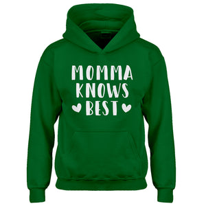 Hoodie Momma Knows Best Kids Hoodie
