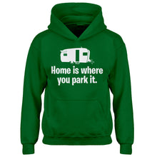Youth Home is Where you Park it Kids Hoodie