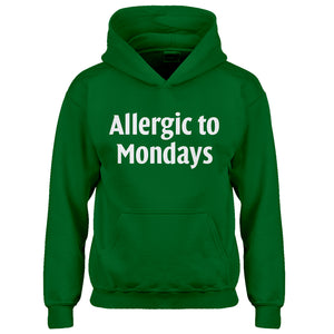 Youth Allergic to Mondays Kids Hoodie