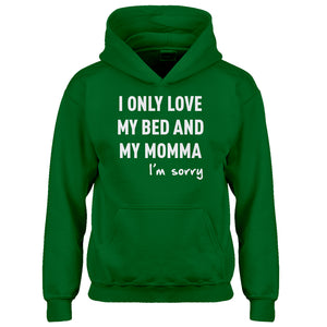 Hoodie Only Love My Bed Kids Hoodie