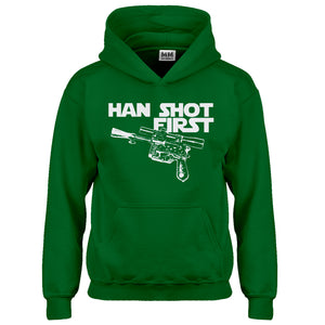Hoodie Han Shot First Kids Hoodie