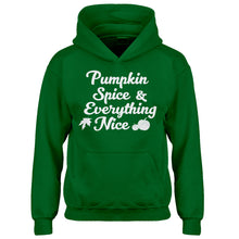 Youth Pumpkin Spice and Everything Nice Kids Hoodie