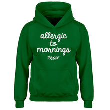 Hoodie Allergic to Mornings Kids Hoodie