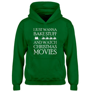 Youth Bake Stuff, Christmas Movies Kids Hoodie