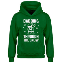 Youth Dabbing through the Snow Kids Hoodie