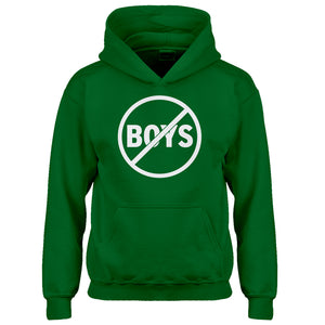 Youth No Boys Kids Hoodie
