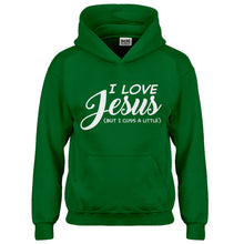 Hoodie I Love Jesus but I Cuss a Little Kids Hoodie