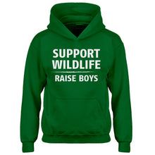 Youth Support Wildlife Raise Boys Kids Hoodie