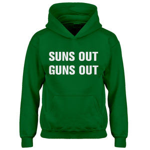 Youth Suns Out Guns Out Kids Hoodie