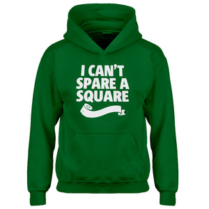 Youth I Can't Spare a Square Kids Hoodie