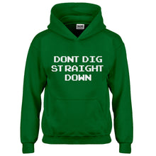 Hoodie Don't Dig Straight Down Kids Hoodie