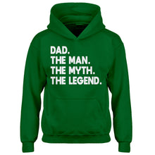 Youth Dad. The Man the Myth the Legend Kids Hoodie