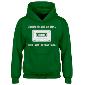 Youth Opinions are like Mixtapes Kids Hoodie