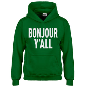 Hoodie Bonjour Yall Kids Hoodie