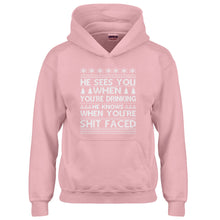 Hoodie He Sees Your When You're Drinking Kids Hoodie