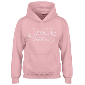 Youth Its an Anime Thing Kids Hoodie