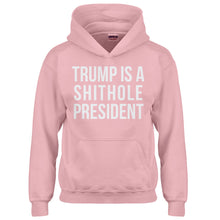Hoodie Trump is a Shithole President Kids Hoodie