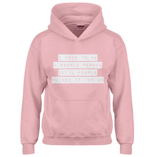 Hoodie I used to be a People Person Kids Hoodie