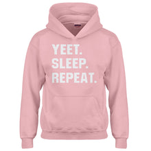 Youth Yeet Sleep Repeat Kids Hoodie