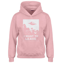 Youth I Want to Leave Kids Hoodie