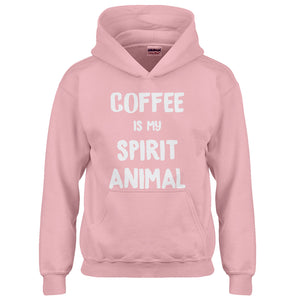 Youth Coffee is my Spirit Animal Kids Hoodie