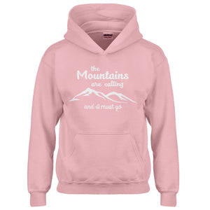 Youth The Mountains are Calling Kids Hoodie