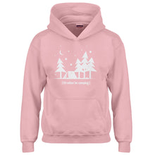 Youth I'd Rather be Camping Kids Hoodie