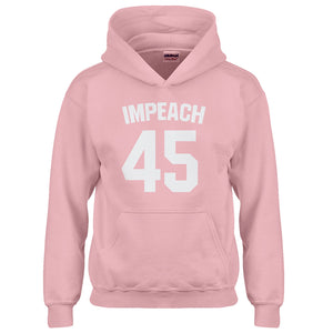 Youth Impeach 45 Kids Hoodie