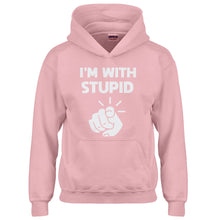 Youth I'm With Stupid You Kids Hoodie