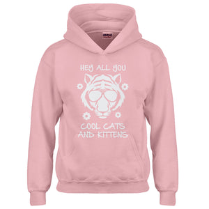 Youth Hey all you Cool Cats and Kittens Kids Hoodie