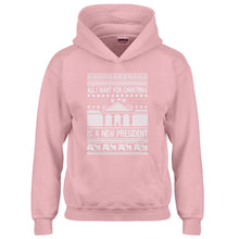 Hoodie All I Want for Christmas is a New President Kids Hoodie