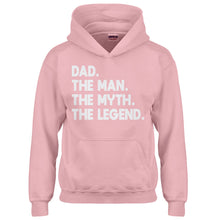 Youth Dad. The Man the Myth the Legend Kids Hoodie