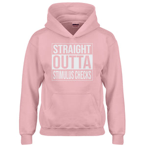 Youth Straight Outta Stimulus Checks Kids Hoodie