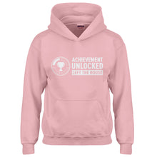 Youth Achievement Unlocked Left The House Kids Hoodie