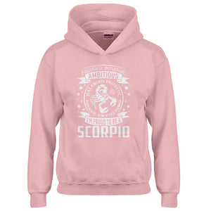 Youth Scorpio Astrology Zodiac Sign Kids Hoodie