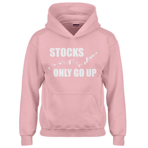 Youth STOCKS ONLY GO UP Kids Hoodie