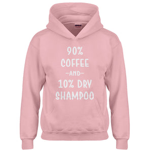 Hoodie 90% Coffee 10% Dry Shampoo Kids Hoodie