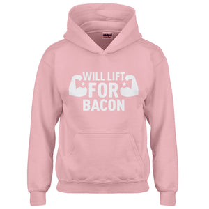 Hoodie Will Lift for Bacon Kids Hoodie
