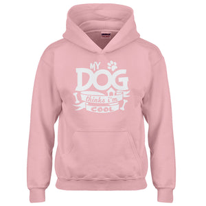 Youth My Dog Thinks I'm Cool Kids Hoodie