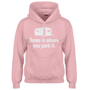 Youth Home is Where you Park it Kids Hoodie