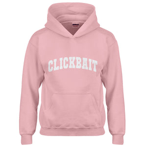 Pink clickbait hoodie top