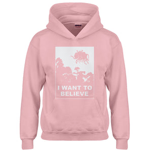 Youth I Want to Believe Flying Spaghetti Monster Kids Hoodie