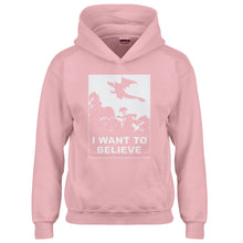 Youth I Want to Believe Fire Dragon Kids Hoodie